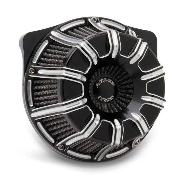 Arlen Ness 10-Gauge® Inverted Series Air Cleaner, Black - 17-23 Milwaukee 8 Air Cleaner Arlen Ness