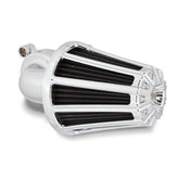 Arlen Ness 10-Gauge® Monster Sucker® Air Cleaner, Chrome - 17-23 Milwaukee 8 Air Cleaner Arlen Ness