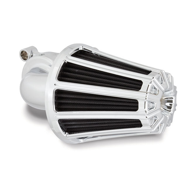 Arlen Ness 10-Gauge® Monster Sucker® Air Cleaner, Chrome - 17-23 Milwaukee 8 Air Cleaner Arlen Ness