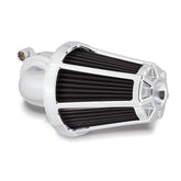 Arlen Ness Air Cln Mnstr Bevld Chr Air Cleaner Arlen Ness