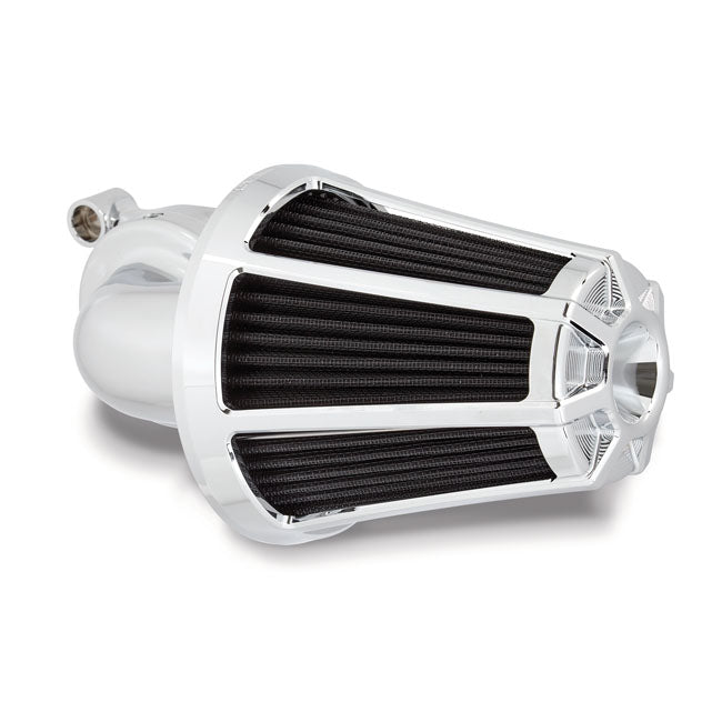 Arlen Ness Air Cln Mnstr Bevld Chr Air Cleaner Arlen Ness