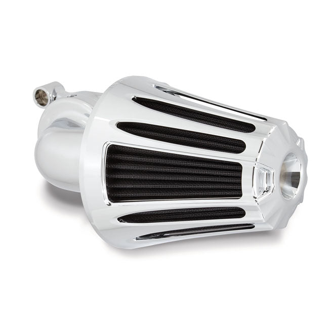 Arlen Ness Deep Cut® Monster Sucker® Air Cleaner, Chrome - 17-23 Milwaukee 8 Air Cleaner Arlen Ness