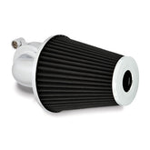 Arlen Ness Monster Sucker® Air Cleaner, Chrome - 17-23 Milwaukee 8 Air Cleaner Arlen Ness