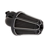 Arlen Ness Beveled® Monster Sucker® Air Cleaner, Black - 17-23 Milwaukee 8 Air Cleaner Arlen Ness