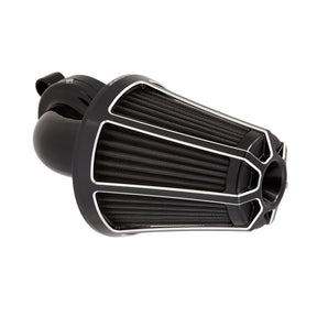 Arlen Ness Beveled® Monster Sucker® Air Cleaner, Black - 17-23 Milwaukee 8 Air Cleaner Arlen Ness