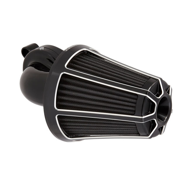 Arlen Ness Beveled® Monster Sucker® Air Cleaner, Black - 17-23 Milwaukee 8 Air Cleaner Arlen Ness