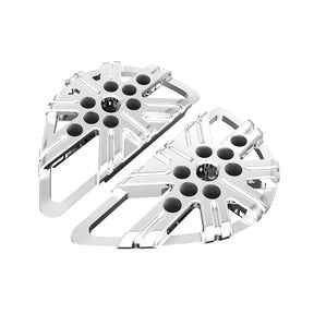 Arlen Ness, 10-Gauge passenger floorboards. Chrome Floorboards Arlen Ness