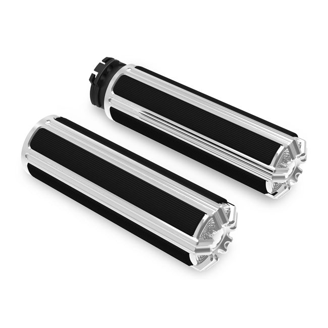 Arlen Ness Grip 10 Gauge Cbl Chr Grips Arlen Ness
