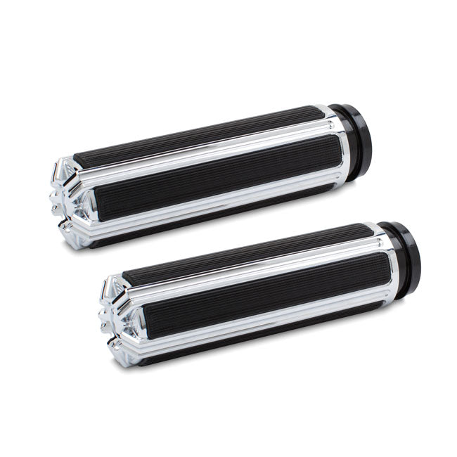 Arlen Ness Grips 10 Gauge Throttle By Wire Chrome Grips Arlen Ness