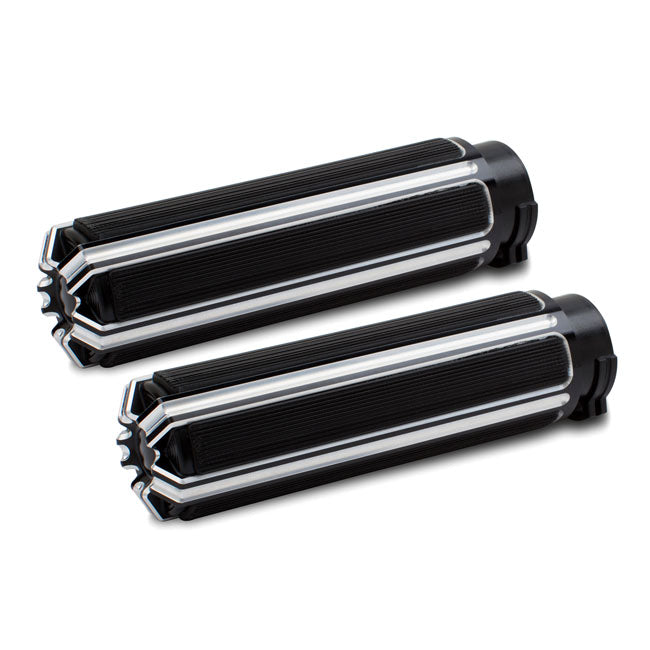 Arlen Ness, Fusion billet 10-gauge grips black Grips Arlen Ness