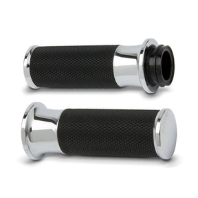 Arlen Ness Grips Smooth Cable Chrom Grips Arlen Ness