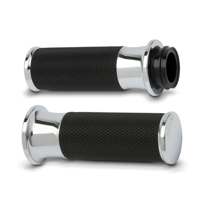 Arlen Ness Grips Smooth Cable Chrom Grips Arlen Ness