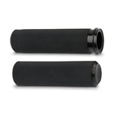 Knurled Grips Dual-Cable, Black Grips Arlen Ness