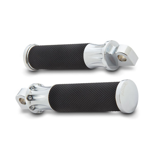Arlen Ness Footpegs Deep Cut Chrome Footpegs Arlen Ness