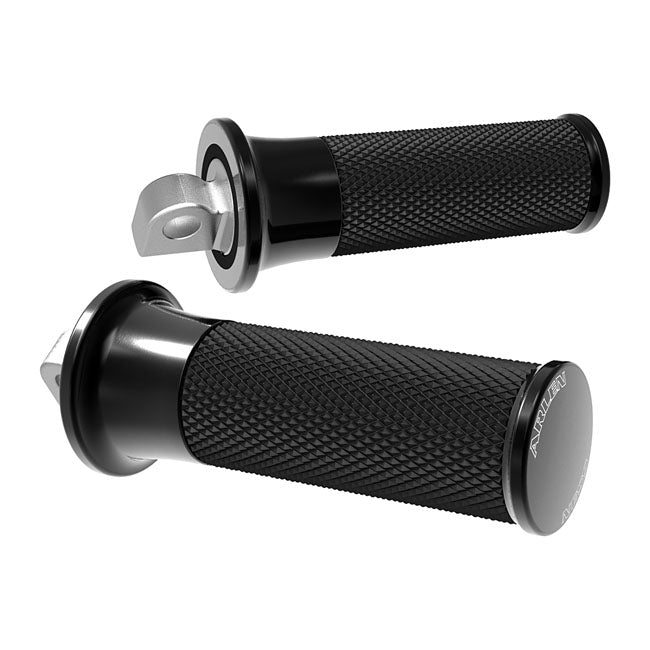 Arlen Ness Footpegs Smooth Black Footpegs Arlen Ness