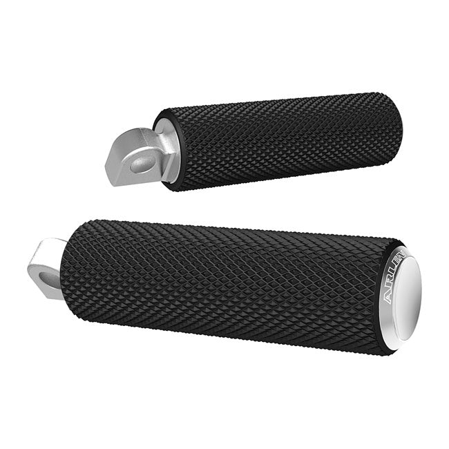 Arlen Ness Footpegs Knurled Chrome Footpegs Arlen Ness