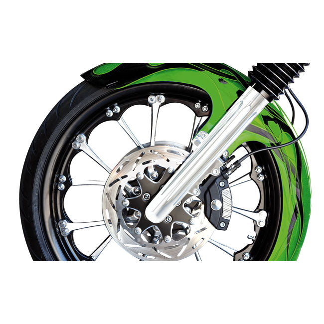 Arlen Ness Deep Cut® "Hot Leg" Fork Legs, Chrome - 08-13 Touring / Dual Disc Fork Lower Legs Arlen Ness