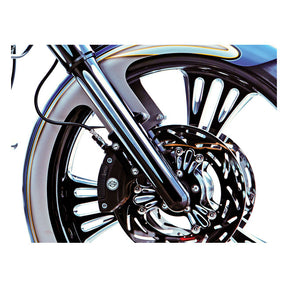 Arlen Ness, Hot legs dual disc deep cut, black Fork Lower Legs Arlen Ness