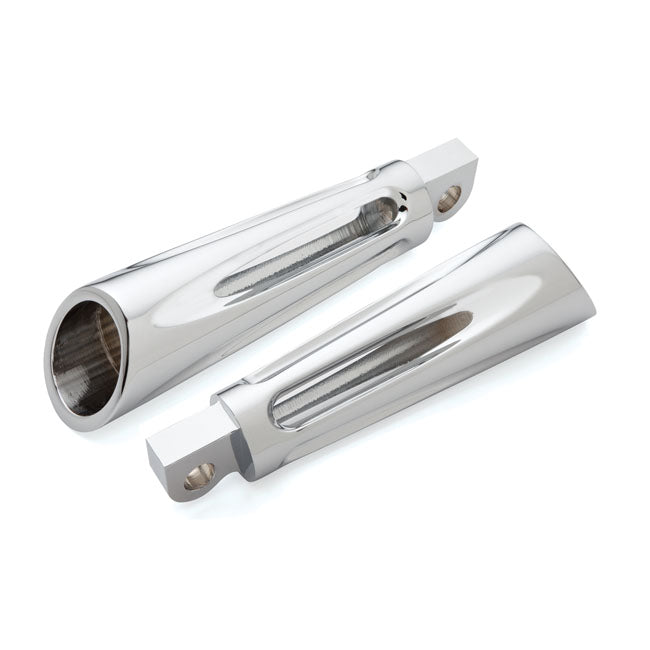 Arlen Ness, Deep Cut foot pegs. Chrome Footpegs Arlen Ness