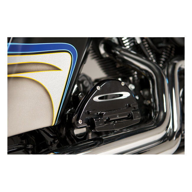 Arlen Ness Floorboard D Cut Pas Blk Floorboards Arlen Ness