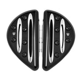 Arlen Ness, Deep Cut passenger floorboards. Black Floorboards Arlen Ness
