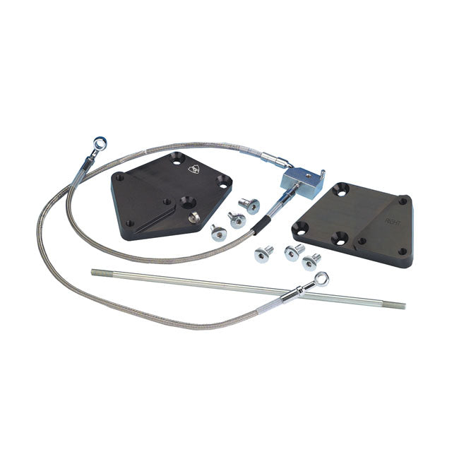 Arlen Ness 3" Forward Control Extension, Black - 00-06 Softail Forward Controls Extension Kits Arlen Ness