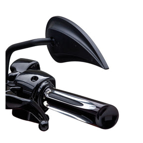 Arlen Ness, billet Deep Cut Comfort grips. Black Grips Arlen Ness