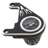 Arlen Ness Deep Cut® Oil Pressure Gauge, Black - 99-17 Twin Cam Oil Pressure Gauges Arlen Ness