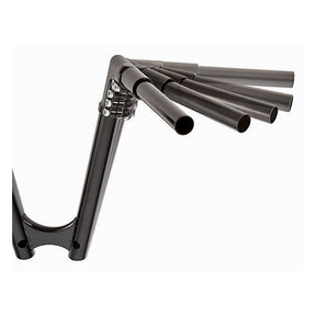 Arlen Ness, 1-1/4" modular drag bar. Black, 8" rise Handlebars Arlen Ness