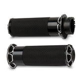 Arlen Ness Grips Bevelled Cable Bla Grips Arlen Ness