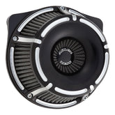 Arlen Ness, inverted air cleaner kit ''Slot Track''. Black CC Air Cleaner Arlen Ness