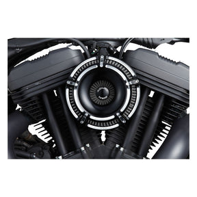 Arlen Ness, inverted air cleaner kit ''Slot Track''. Black CC Air Cleaner Arlen Ness