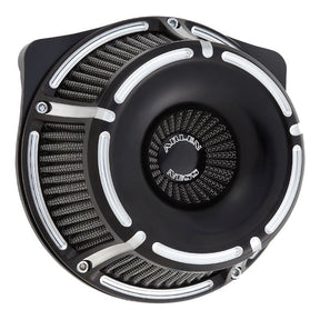 Arlen Ness, inverted air cleaner kit ''Slot Track''. Black CC Air Cleaner Arlen Ness