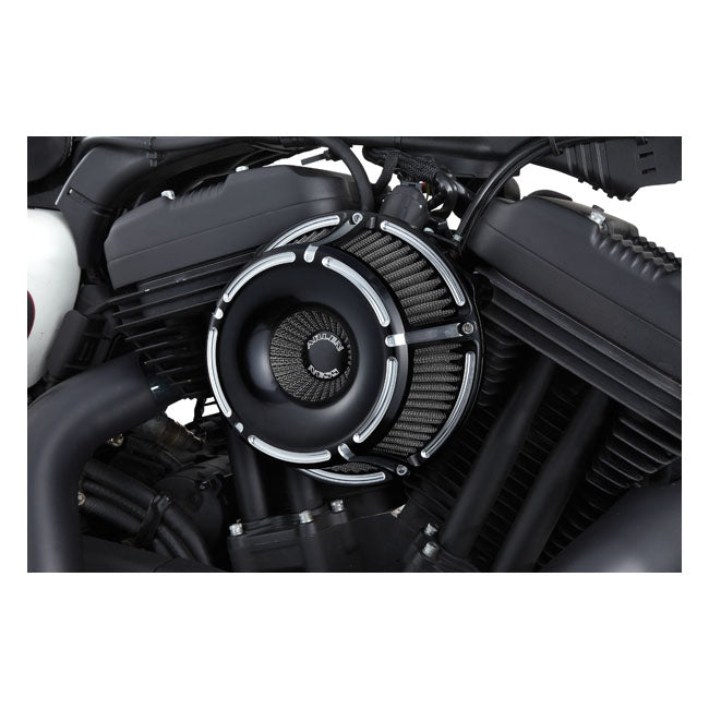 Arlen Ness Slot Track Inverted Series Air Cleaner, Black - 91-21 XL Sportster Air Cleaner Arlen Ness