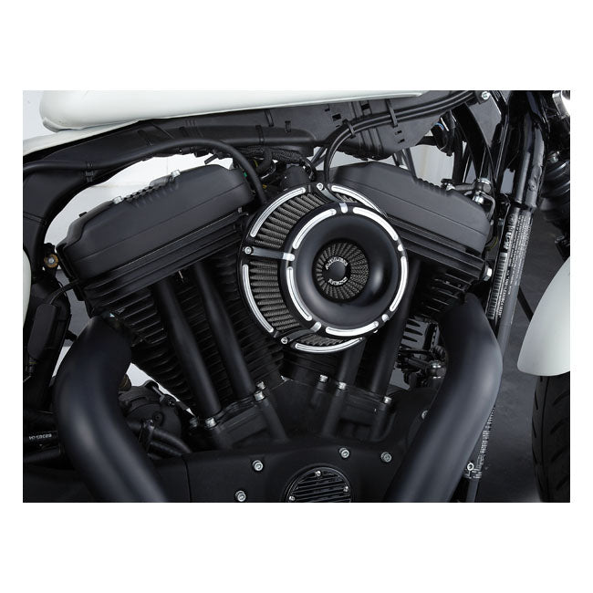 Arlen Ness Slot Track Inverted Series Air Cleaner, Black - 91-21 XL Sportster Air Cleaner Arlen Ness