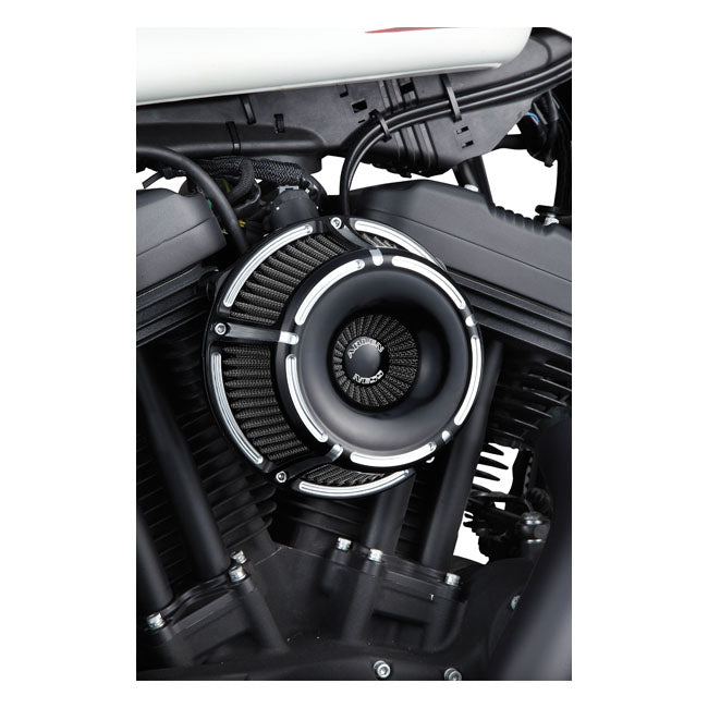 Arlen Ness Slot Track Inverted Series Air Cleaner, Black - 91-21 XL Sportster Air Cleaner Arlen Ness