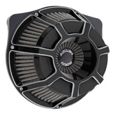 Arlen Ness, inverted air cleaner kit ''Beveled''. Black CC Air Cleaner Arlen Ness