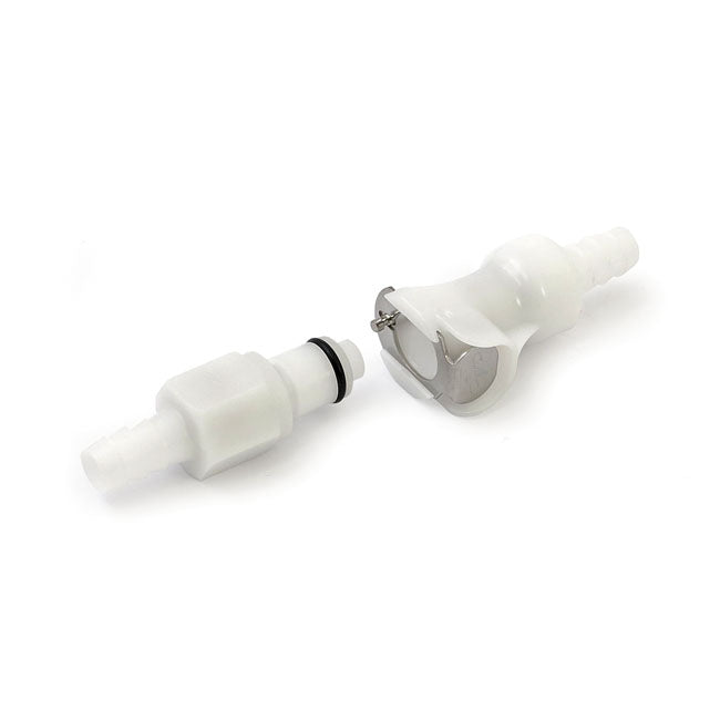 Motion Pro, fuel hose connector. 5/16" I.D. Dual shut off Fuel Line Connectors Motion Pro