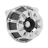 Arlen Ness, inverted air cleaner kit ''10-Gauge''. Chrome Air Cleaner Arlen Ness