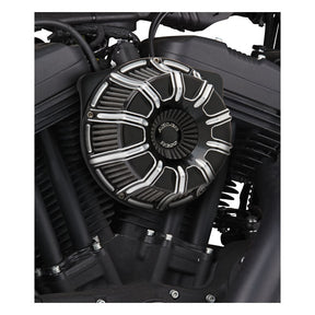 Arlen Ness, inverted air cleaner kit ''10-Gauge''. Black CC Air Cleaner Arlen Ness