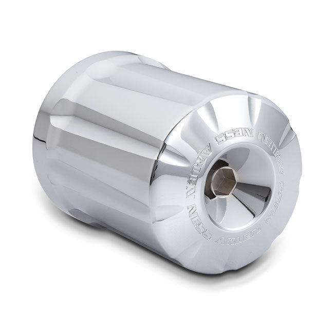 Arlen Ness, reusable billet oil filter kit. Deep Cut. Chrome Oil Filter Kits Arlen Ness
