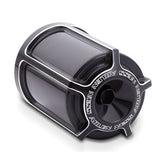 Arlen Ness, reusable billet oil filter kit. Beveled. Black Oil Filter Kits Arlen Ness