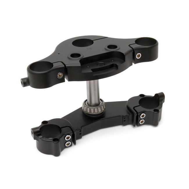 Arlen Ness 7 & 7 Raked Triple Trees, Black - 14+ Touring Triple Trees Arlen Ness