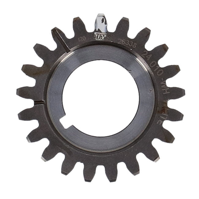 JIMS, pinion gear 54-77. White Pinion Gears Jims