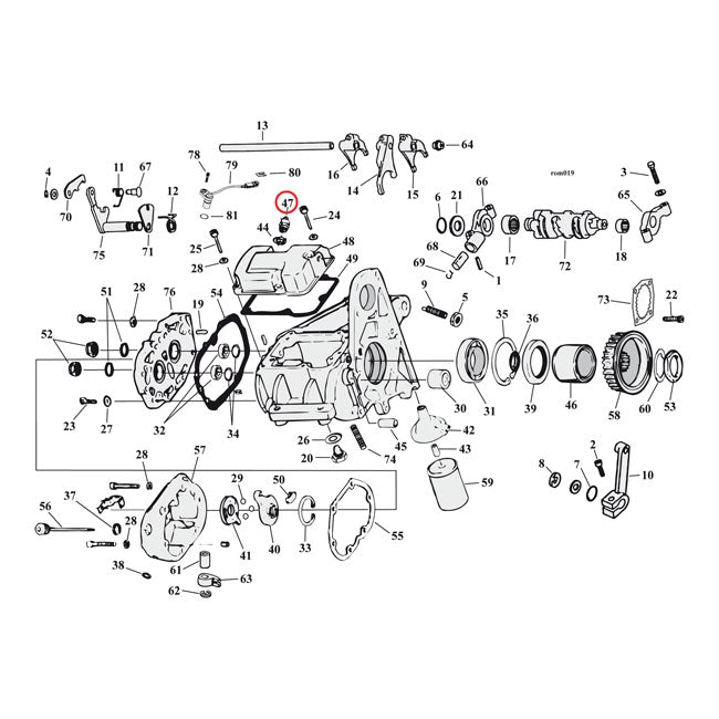 JIMS, neutral switch transmission Switches Neutral Jims
