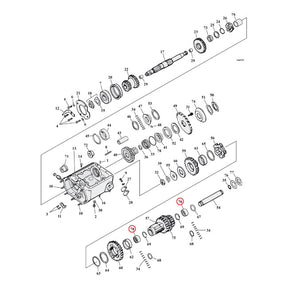 JIMS needle bearing, transmission countershaft Transmission Bearings Jims