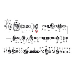JIMS, bearing transmission mainshaft Transmission Bearings Jims
