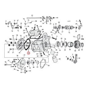 JIMS, retaining ring, main/countershaft bearing Retaining Rings Jims
