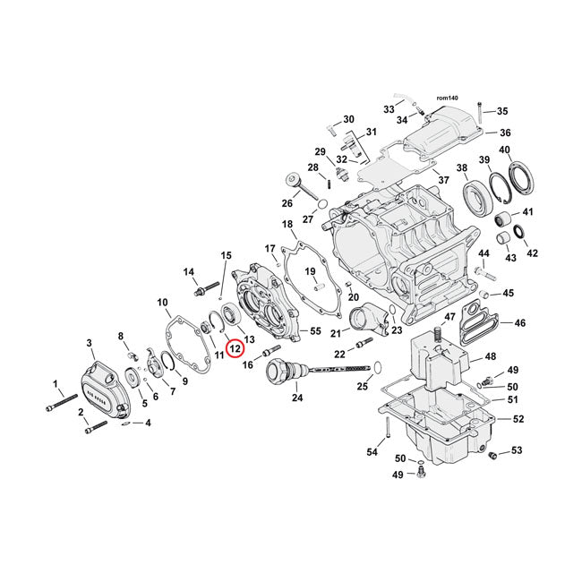 JIMS, retaining ring, main/countershaft bearing Retaining Rings Jims