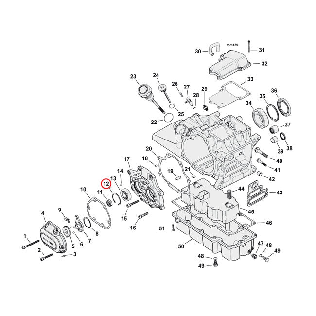JIMS, retaining ring, main/countershaft bearing Retaining Rings Jims